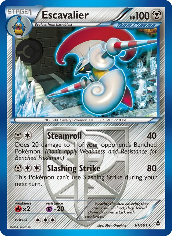 Escavalier #61 – Plasma Blast card
