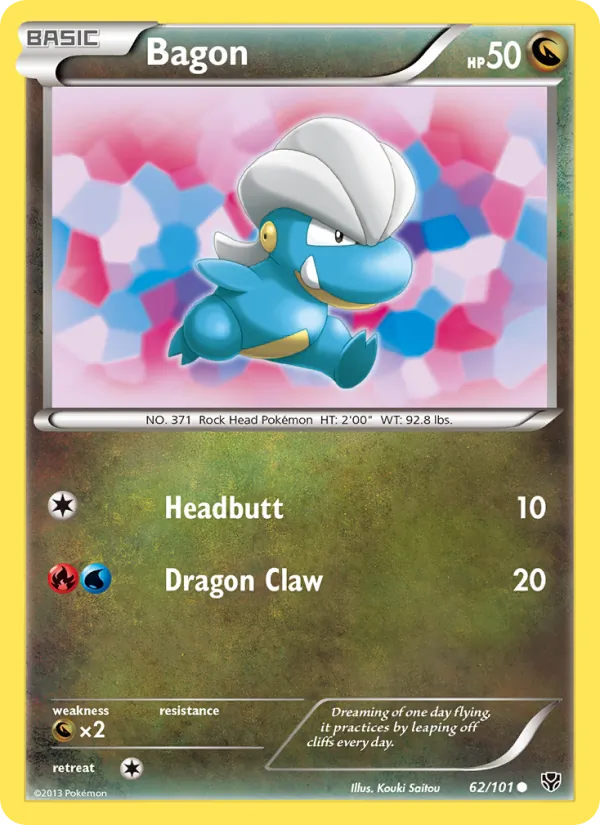 Bagon #62 – Plasma Blast card