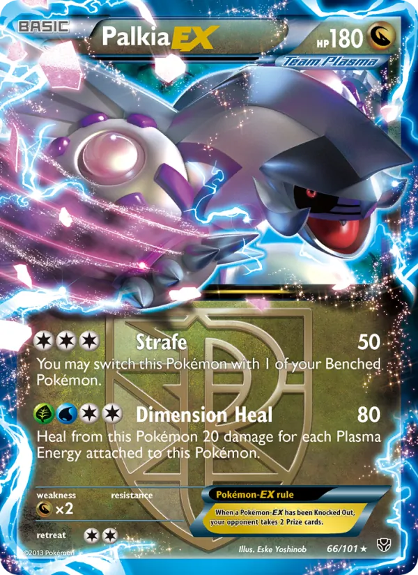 Palkia-EX #66 – Plasma Blast card