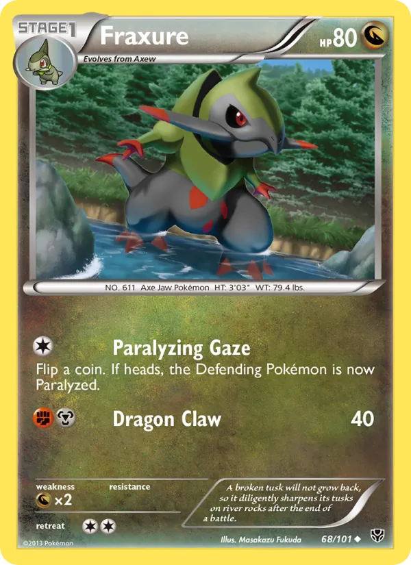 Fraxure #68 – Plasma Blast card