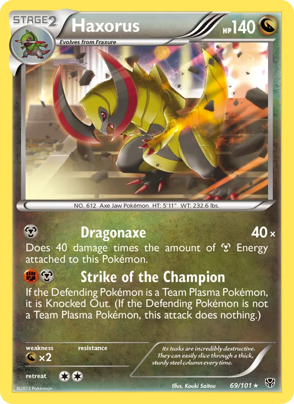 Haxorus #69 – Plasma Blast card