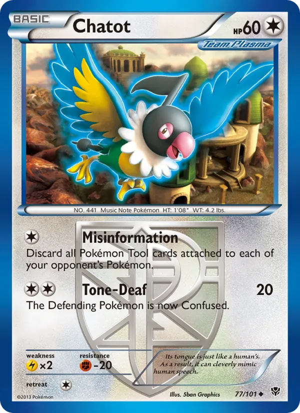Chatot #77 – Plasma Blast card