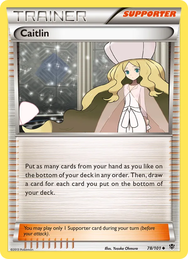 Caitlin #78 – Plasma Blast card