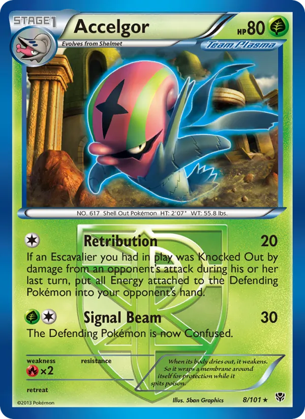 Accelgor #8 – Plasma Blast card