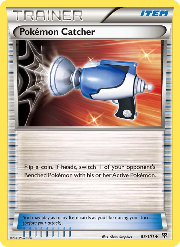 Pokémon Catcher #83 – Plasma Blast card