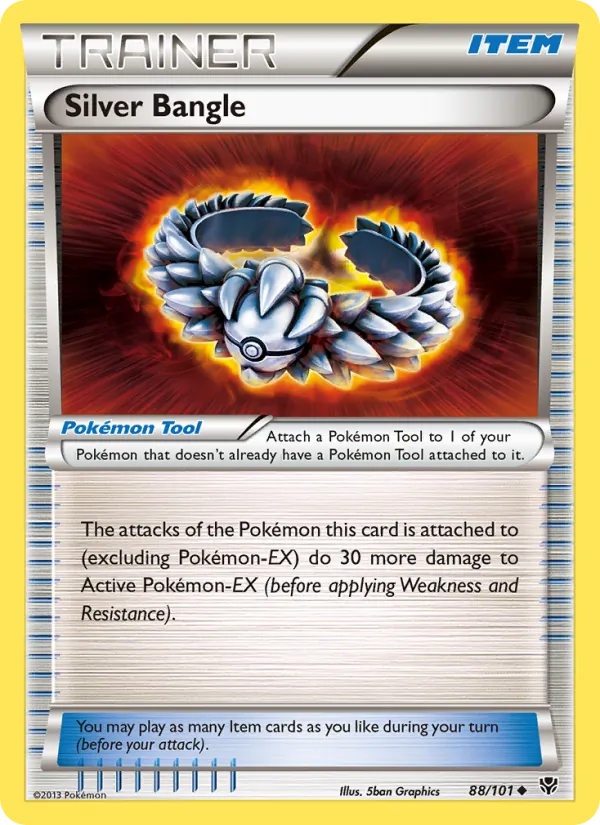 Silver Bangle #88 – Plasma Blast card