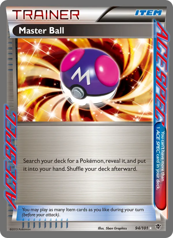 Master Ball #94 – Plasma Blast card