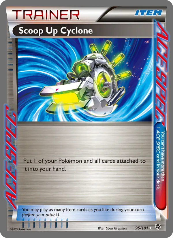 Scoop Up Cyclone #95 – Plasma Blast card