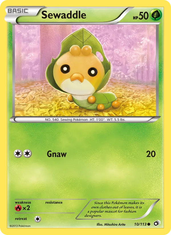 Sewaddle #10 – Legendary Treasures card