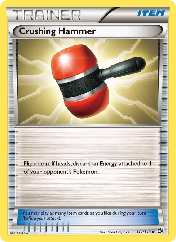 Crushing Hammer #111 – Legendary Treasures card