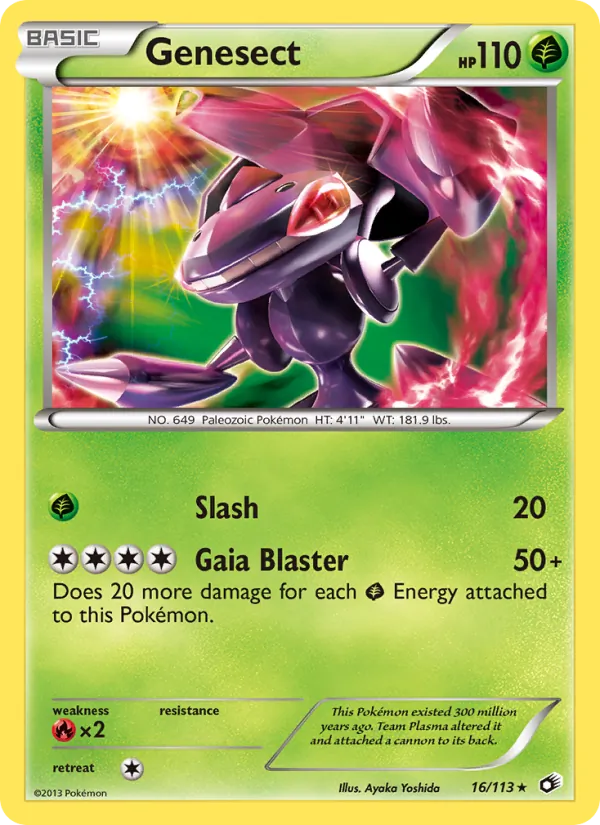 Genesect #16 – Legendary Treasures card