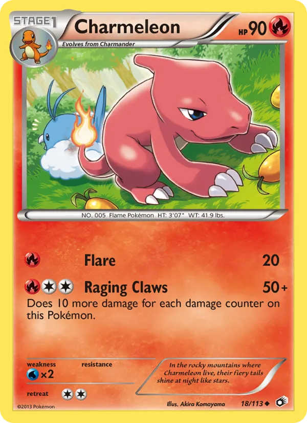 Charmeleon #18 – Legendary Treasures card
