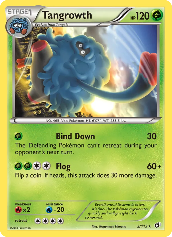 Tangrowth #2 – Legendary Treasures card
