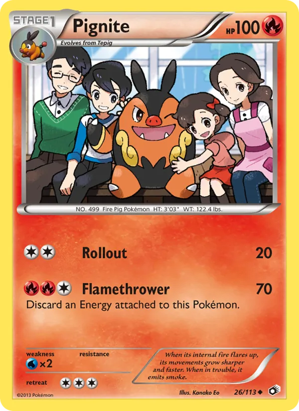 Pignite #26 – Legendary Treasures card