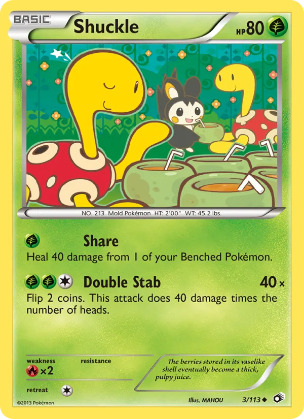 Shuckle #3 – Legendary Treasures card
