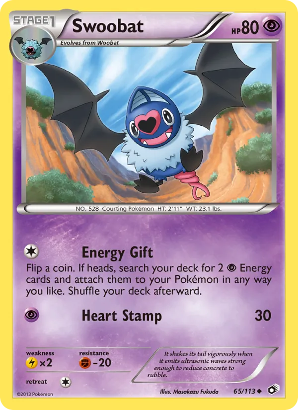 Swoobat #65 – Legendary Treasures card
