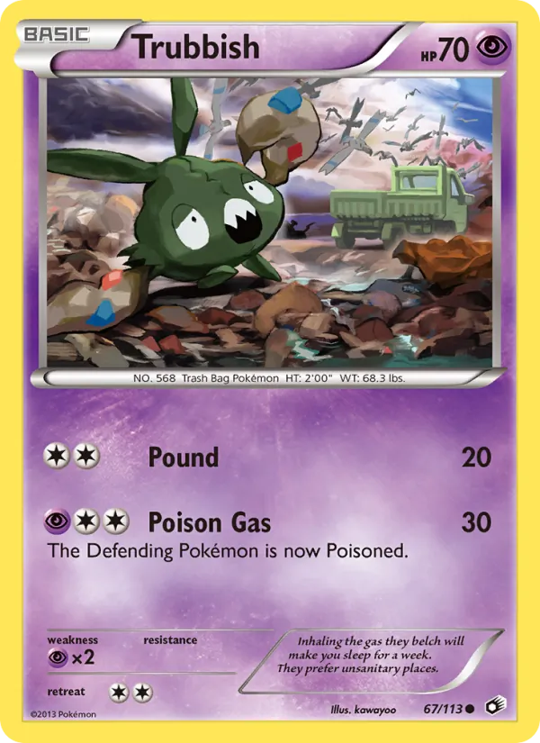 Trubbish #67 – Legendary Treasures card