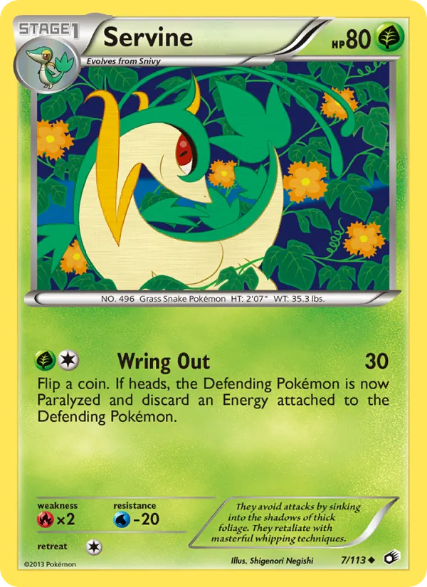Servine #7 – Legendary Treasures card