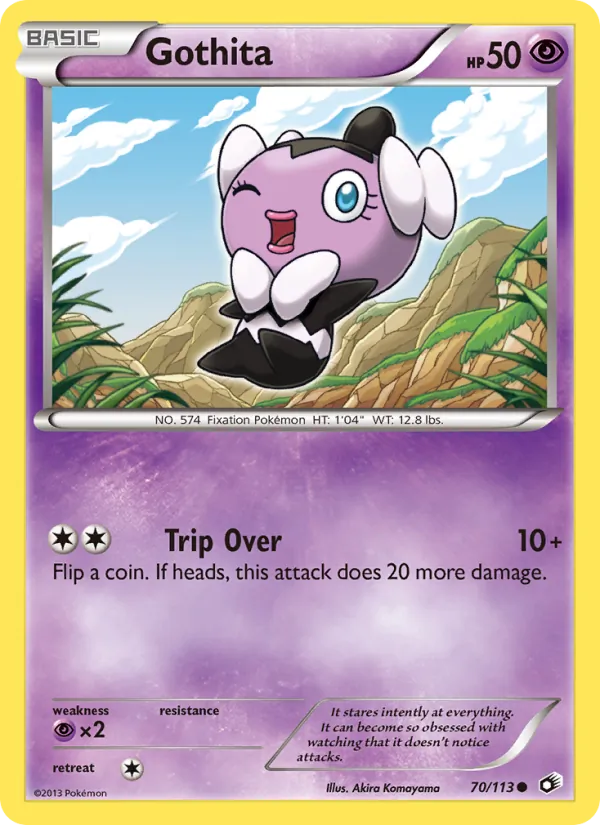 Gothita #70 – Legendary Treasures card