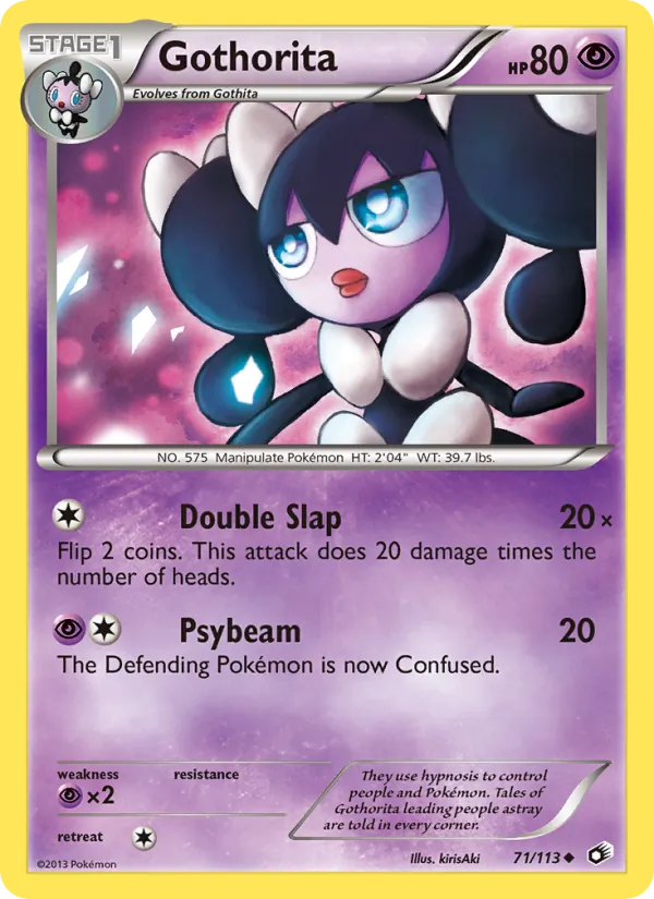 Gothorita #71 – Legendary Treasures card