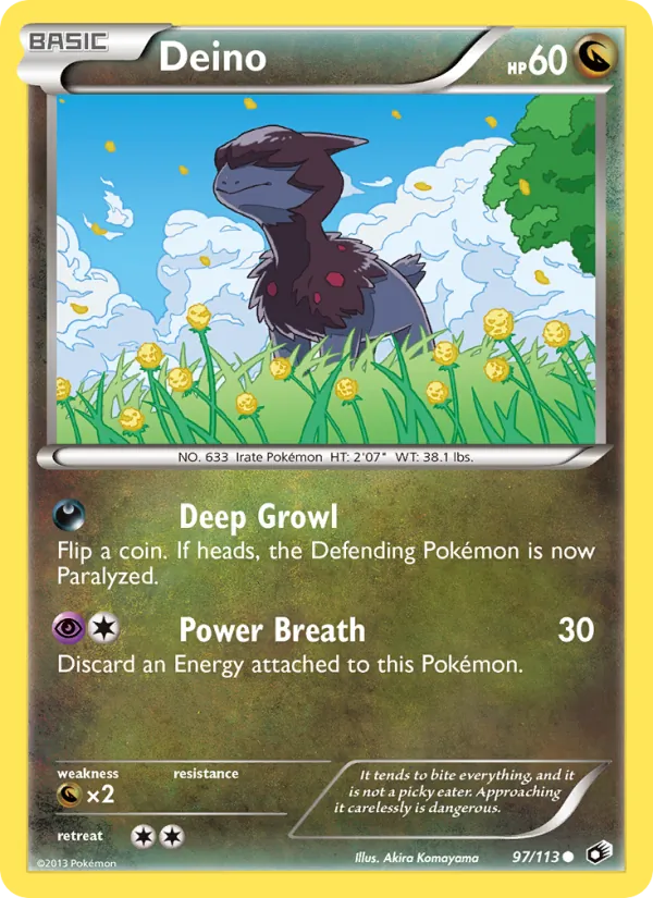 Deino #97 – Legendary Treasures card
