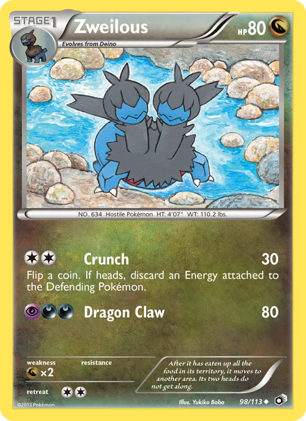 Zweilous #98 – Legendary Treasures card