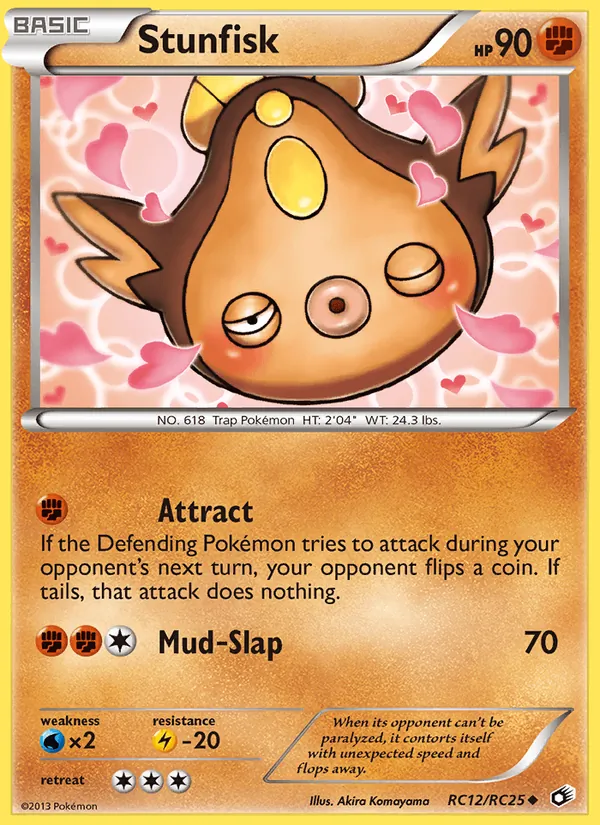 Stunfisk #RC12 – Legendary Treasures card