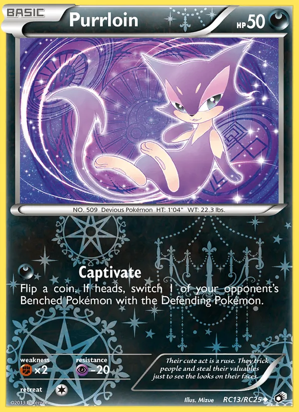 Purrloin #RC13 – Legendary Treasures card