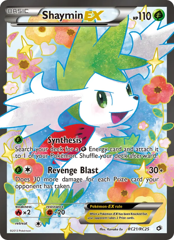 Shaymin-EX #RC21 – Legendary Treasures card