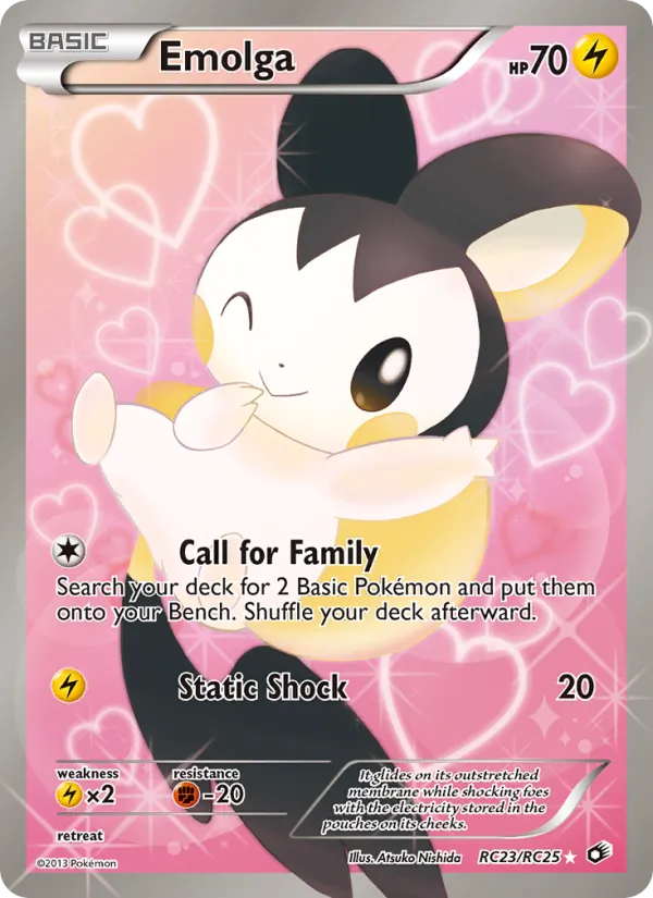 Emolga #RC23 – Legendary Treasures card