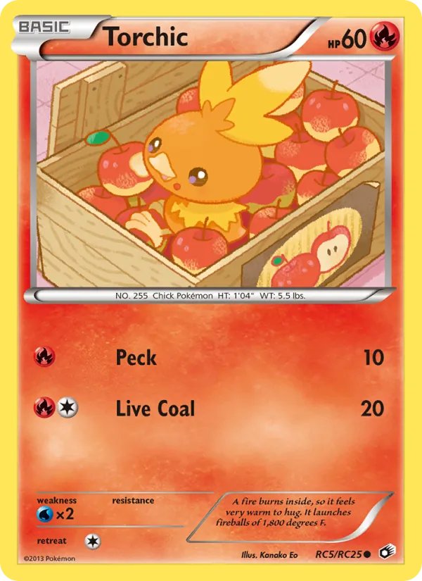 Torchic #RC5 – Legendary Treasures card
