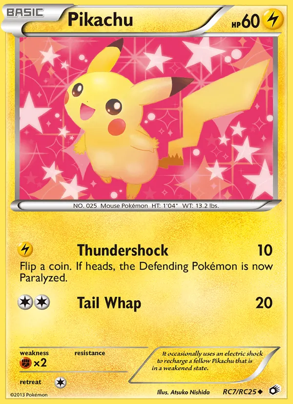 Pikachu #RC7 – Legendary Treasures card