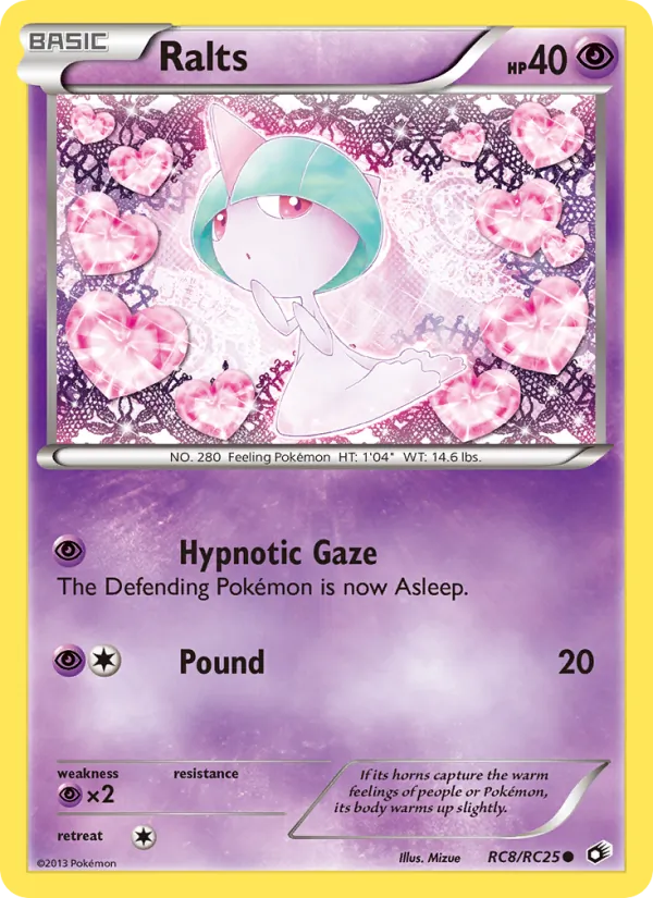 Ralts #RC8 – Legendary Treasures card