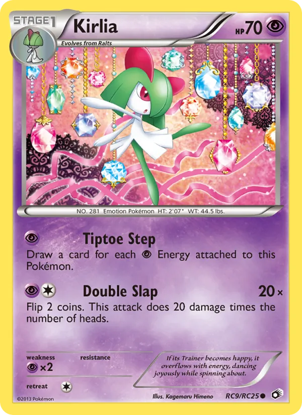 Kirlia #RC9 – Legendary Treasures card