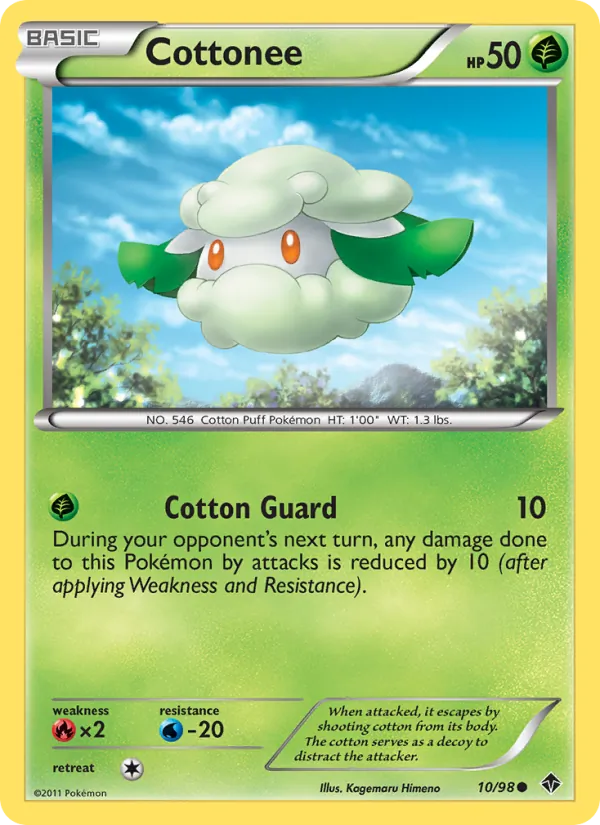 Cottonee #10 – Emerging Powers card
