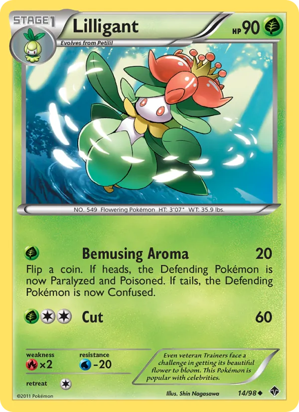 Lilligant #14 – Emerging Powers card