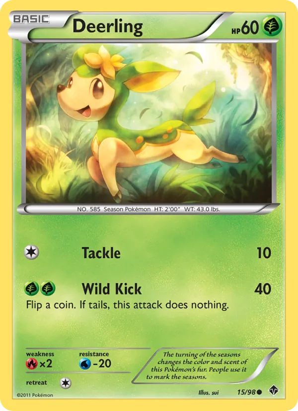 Deerling #15 – Emerging Powers card