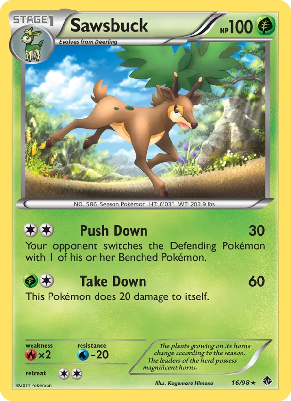 Sawsbuck #16 – Emerging Powers card