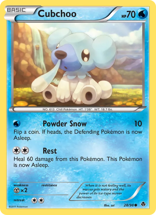 Cubchoo #28 – Emerging Powers card