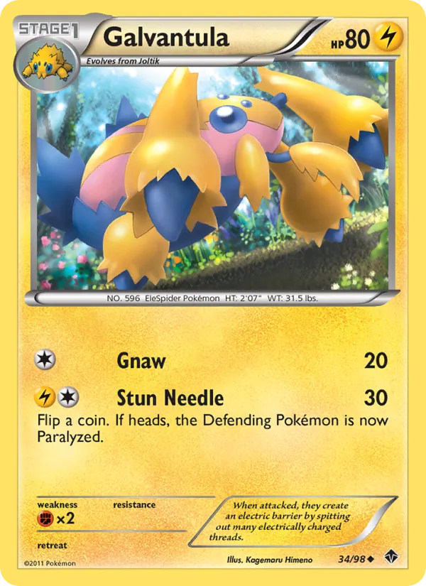 Galvantula #34 – Emerging Powers card