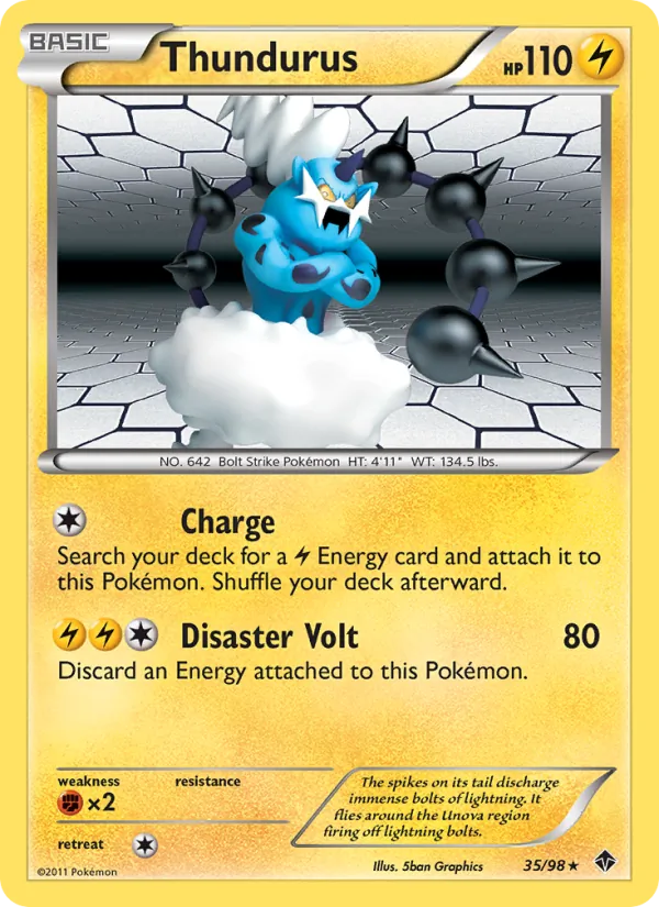 Thundurus #35 – Emerging Powers card