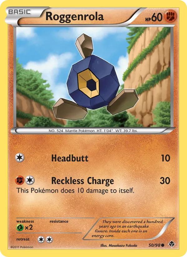 Roggenrola #50 – Emerging Powers card