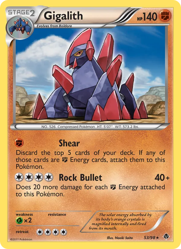 Gigalith #53 – Emerging Powers card