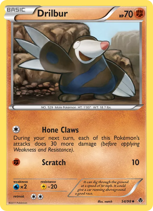 Drilbur #54 – Emerging Powers card