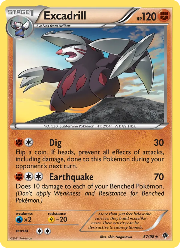 Excadrill #57 – Emerging Powers card