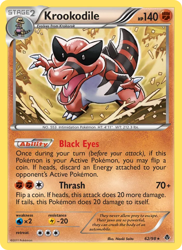 Krookodile #62 – Emerging Powers card