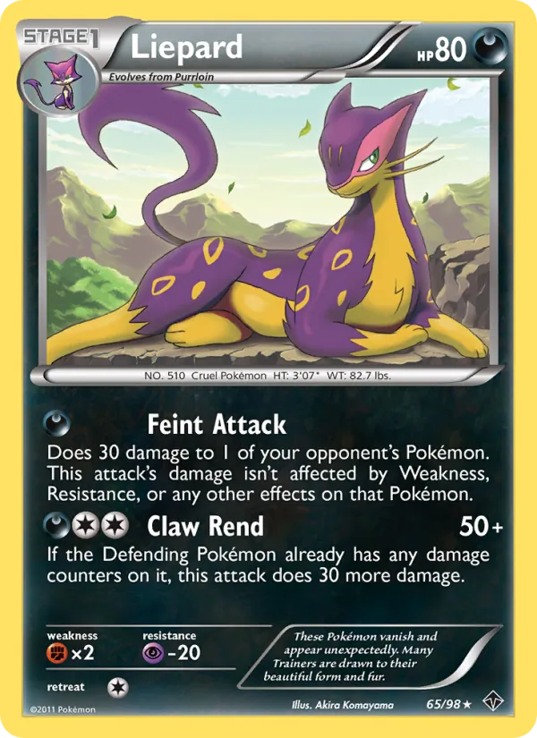 Liepard #65 – Emerging Powers card