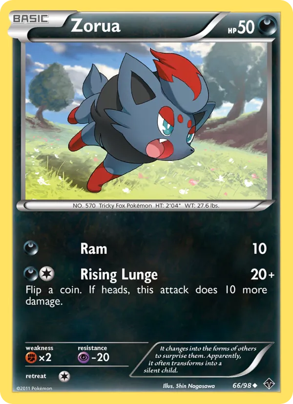 Zorua #66 – Emerging Powers card