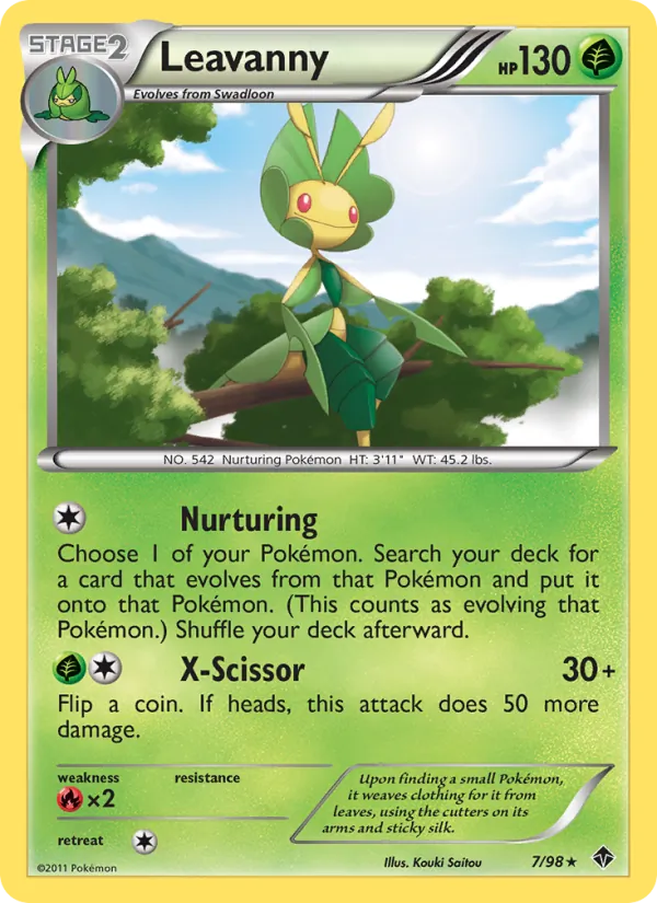 Leavanny #7 – Emerging Powers card