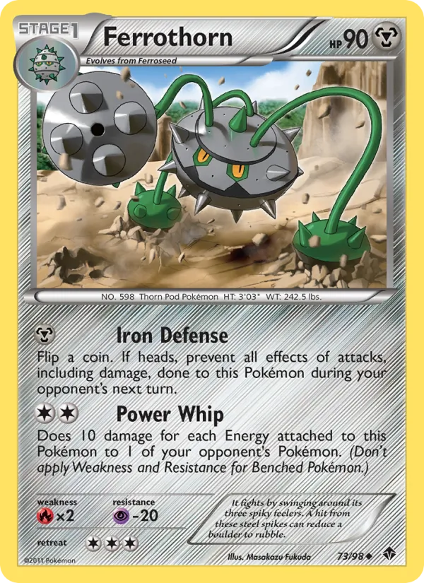 Ferrothorn #73 – Emerging Powers card